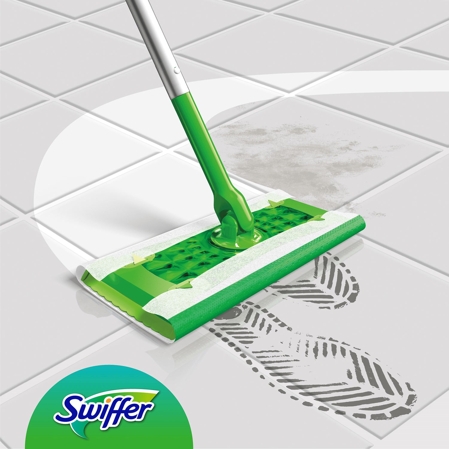 Swiffer Sweeper Fuktiga Golvtrasor, Citron 12 st 12 stk. våtmopper